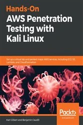 Book cover of Hands-On AWS Penetration Testing with Kali Linux by Karl Gilbert