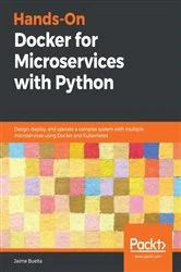 Book cover of Hands-On Docker for Microservices with Python by Jaime Buelta
