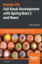 Book cover of Hands-On Full Stack Development with Spring Boot 2 and React (2nd ed.) by Juha Hinkula