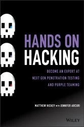Book cover of Hands on Hacking by Matthew Hickey