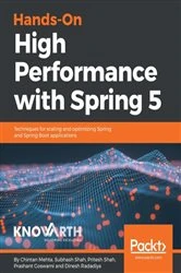 Book cover of Hands-On High Performance with Spring 5 by Chintan Mehta