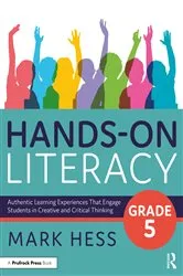 Book cover of Hands-On Literacy, Grade 5 by Mark Hess