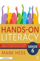 Book cover of Hands-On Literacy, Grade 6 by Mark Hess