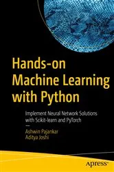 Book cover of Hands-on Machine Learning with Python by Ashwin Pajankar