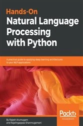 Book cover of Hands-On Natural Language Processing with Python by Rajesh Arumugam