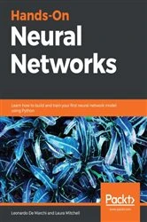 Book cover of Hands-On Neural Networks by Leonardo De Marchi