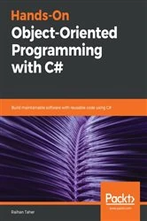 Book cover of Hands-On Object-Oriented Programming with C# by Raihan Taher