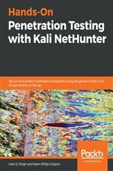 Book cover of Hands-On Penetration Testing with Kali NetHunter by Glen D. Singh