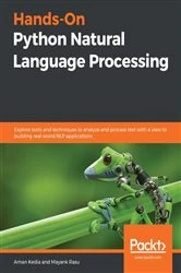Book cover of Hands-On Python Natural Language Processing by Aman Kedia