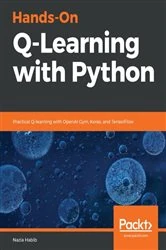 Book cover of Hands-On Q-Learning with Python by Nazia Habib