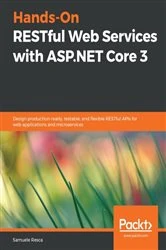 Book cover of Hands-On RESTful Web Services with ASP.NET Core 3 by Samuele Resca