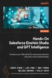 Book cover of Hands-On Salesforce Einstein Studio and GPT Intelligence by Joseph Kubon