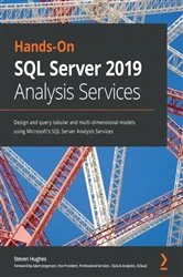 Book cover of Hands-On SQL Server 2019 Analysis Services by Steven Hughes