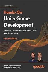 Book cover of Hands-On Unity  Game Development (4th ed.) by Nicolas Alejandro Borromeo