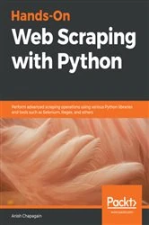 Book cover of Hands-On Web Scraping with Python by Anish Chapagain