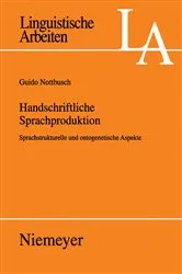Book cover of Handschriftliche Sprachproduktion by Unknown