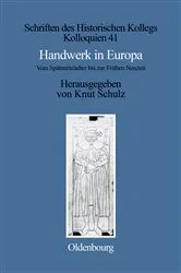 Book cover of Handwerk in Europa by Knut Schulz