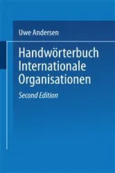 Book cover of Handwörterbuch Internationale Organisationen (2nd ed.) by Uwe Andersen