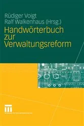 Book cover of Handwörterbuch zur Verwaltungsreform by Unknown