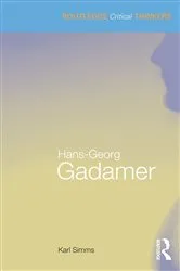 Book cover of Hans-Georg Gadamer by Karl Simms