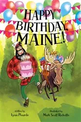 Book cover of Happy Birthday, Maine by Lynn Plourde