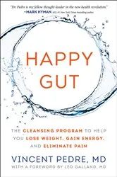 Book cover of Happy Gut by Vincent Pedre