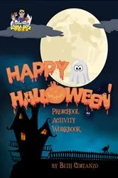 Book cover of Happy Halloween Preschool Activity Workbook by Beth Costanzo