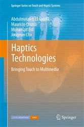 Book cover of Haptics Technologies by Abdulmotaleb El Saddik