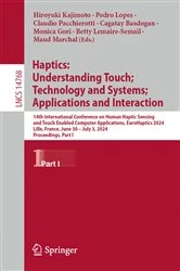 Book cover of Haptics: Understanding Touch; Technology and Systems; Applications and Interaction by Hiroyuki Kajimoto