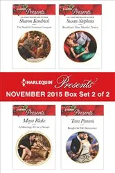 Book cover of Harlequin Presents November 2015 - Box Set 2 of 2 by Sharon Kendrick