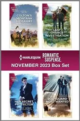 Book cover of Harlequin Romantic Suspense November 2023 - Box Set by Justine Davis