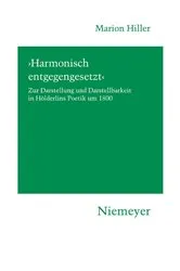 Book cover of 'Harmonisch entgegengesetzt' by Marion Hiller