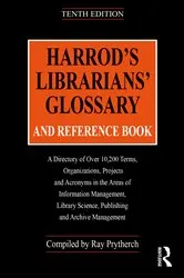 Book cover of Harrod's Librarians' Glossary and Reference Book (10th ed.) by Ray Prytherch