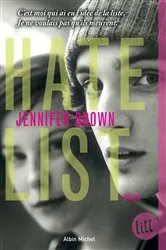 Book cover of Hate list by Jennifer Brown