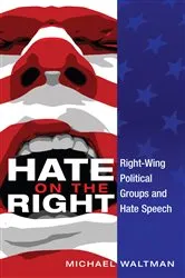 Book cover of Hate on the Right by Bruce Gronbeck