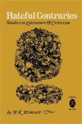 Book cover of Hateful Contraries by W.K. Wimsatt
