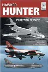 Book cover of Hawker Hunter in British Service by Martin Derry