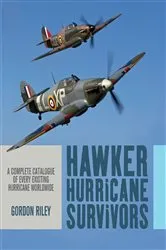 Book cover of Hawker Hurricane Survivors by Gordon Riley