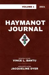 Book cover of Haymanot Journal Volume 1 2021 by Bantu, Vince , L