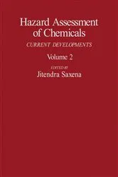 Book cover of Hazard Assessment of Chemicals by Jitendra Saxena