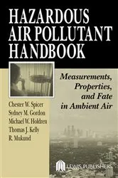 Book cover of Hazardous Air Pollutant Handbook by Chester W. Spicer