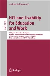 Book cover of HCI and Usability for Education and Work by Andreas Holzinger