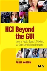 Book cover of HCI Beyond the GUI by Philip Kortum