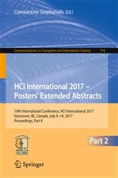 Book cover of HCI International 2017 – Posters' Extended Abstracts by Constantine Stephanidis