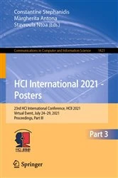 Book cover of HCI International 2021 - Posters by Constantine Stephanidis