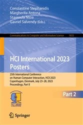 Book cover of HCI International 2023 Posters by Constantine Stephanidis