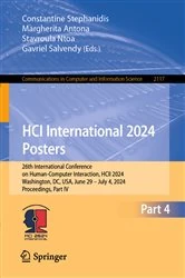 Book cover of HCI International 2024 Posters by Constantine Stephanidis
