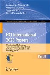 Book cover of HCI International 2025 Posters by Constantine Stephanidis
