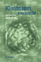 Book cover of HCI related papers of Interacción 2004 by Raquel Navarro-Prieto