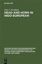 Book cover of Head and Horn in Indo-European by Unknown